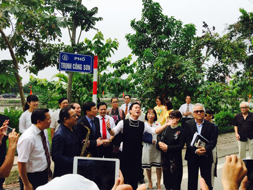 Phố Trịnh Công Sơn ở Hà Nội